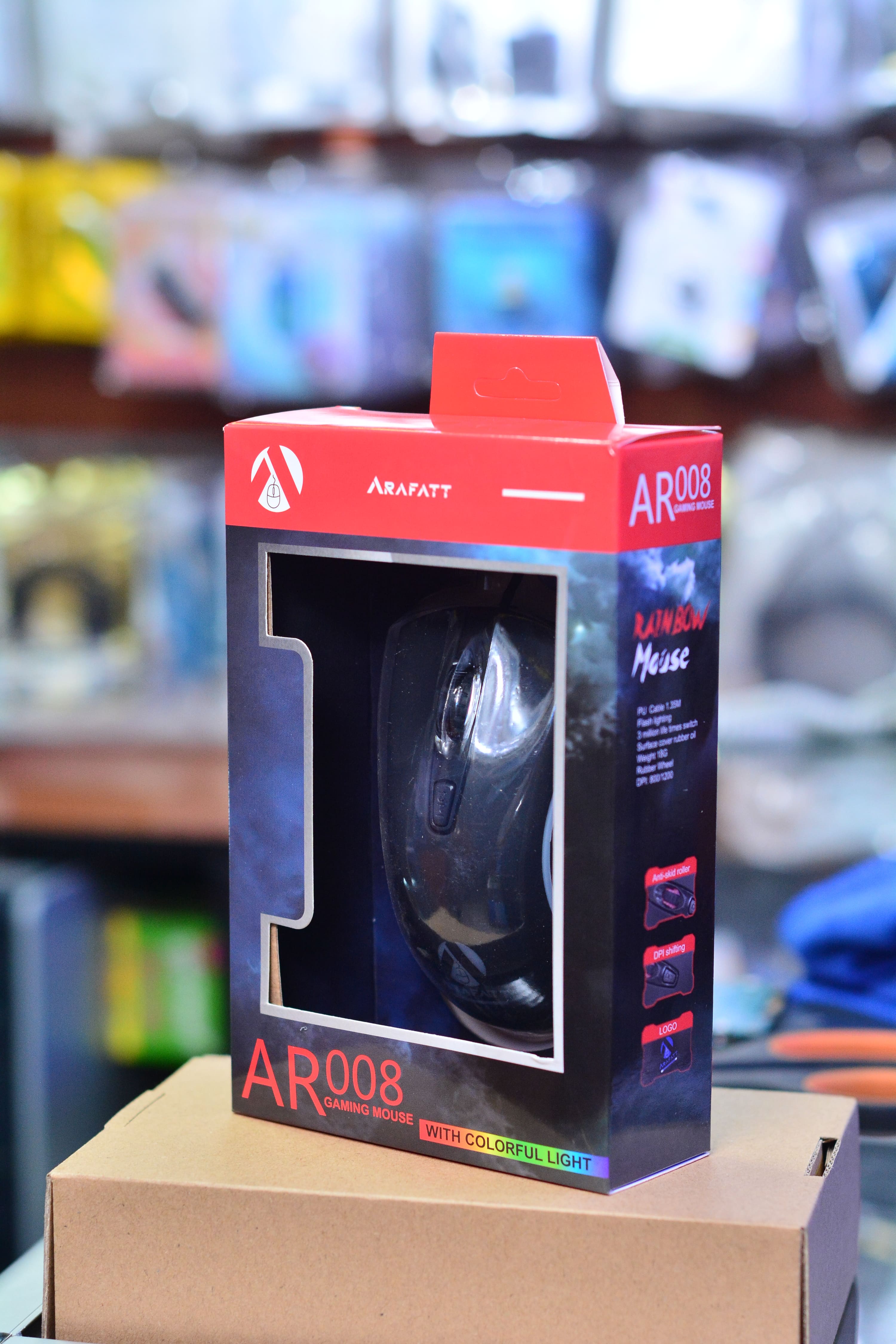 Rainbow Wired Mouse,Computer Mouse with Colorful RGB Backlig...