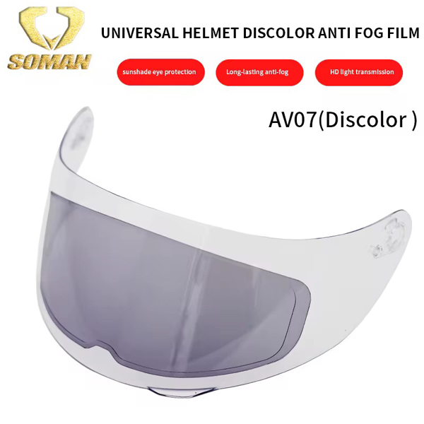 SOMAN Photochromic Anti-Fog films Universal Motorcycle Helme...
