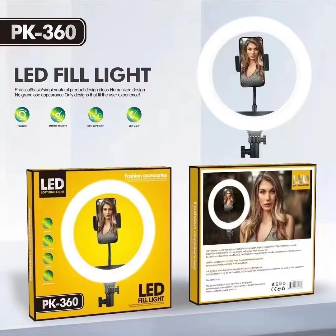 Ringlight 14'' Plokama  with 1.5m'' Tripod Stand and Phone H...