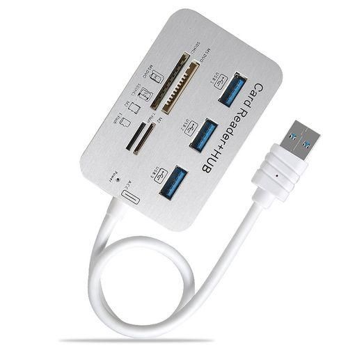 Usb 3.0 hub with multi in 1 card reader.
