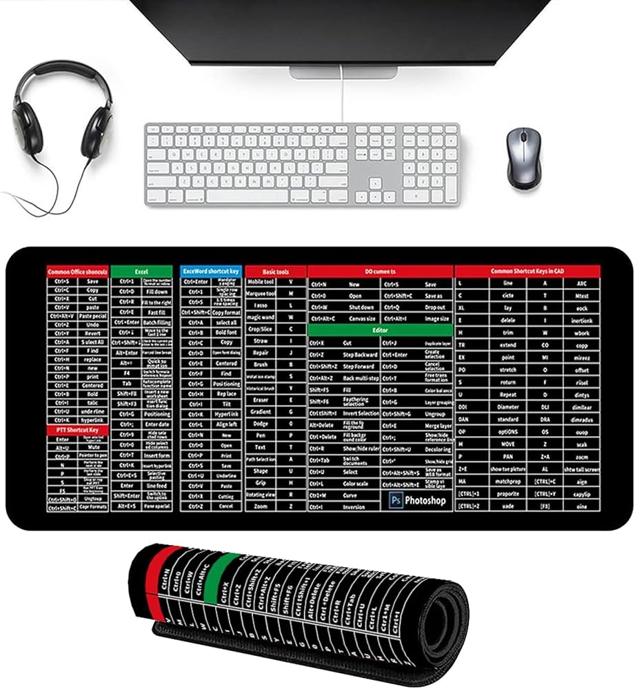 Gaming Mouse Pad eXCEL, Large Mouse Pad 90 X 40CM (35.4X15.7...