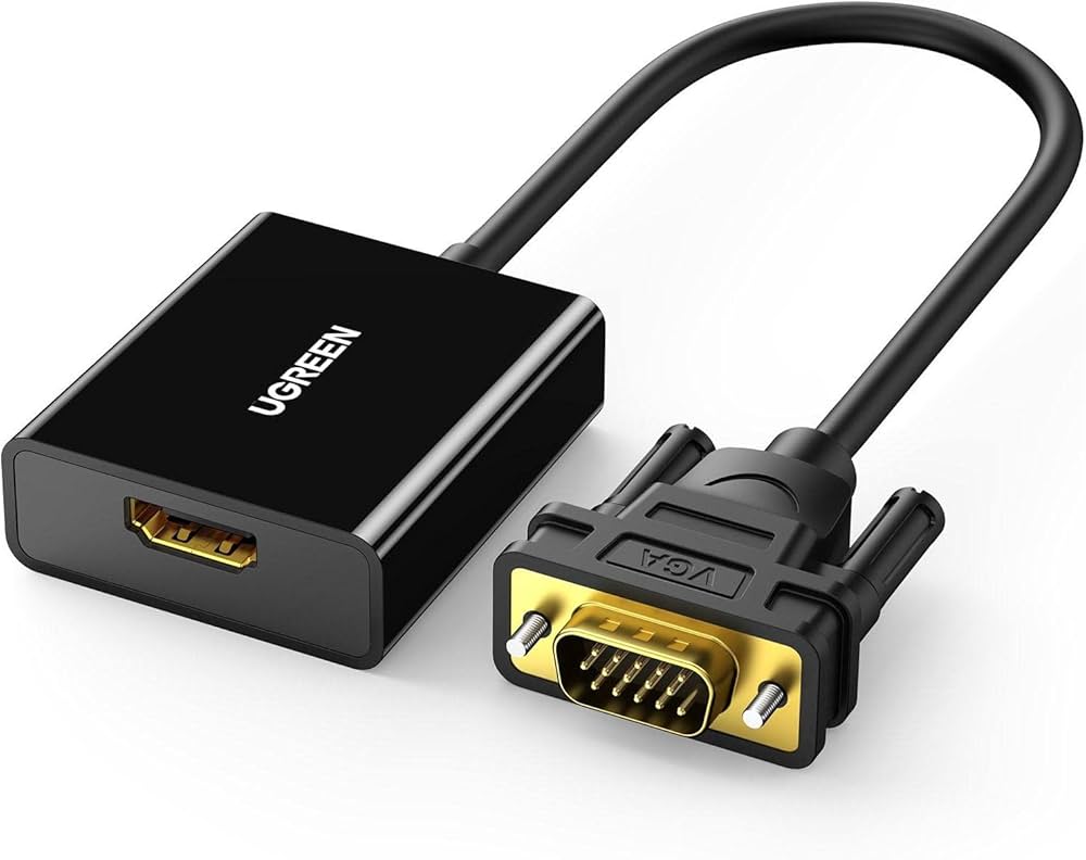 VGA TO HDMI Adapter 1080P Uni-Directional Female to Male Con...