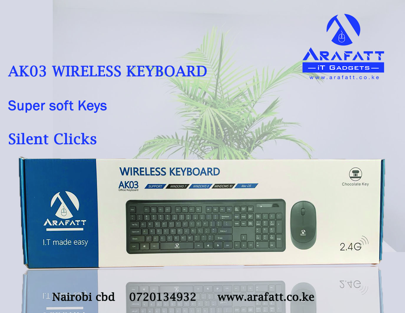 Arafatt AKO3 Keyboard wireless