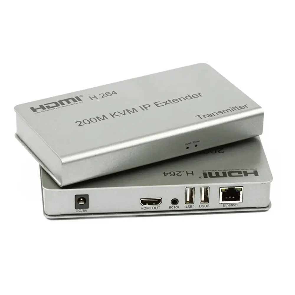 200M Hdmi Extender by cat6 KVM+Aud
