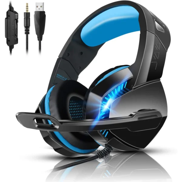 Beexcellent Gaming Headset with Mic for New Xbox One, PS4, P...