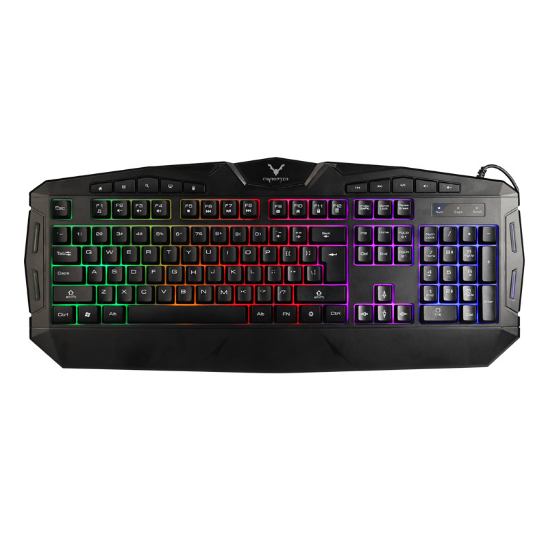 MK10 Gaming Keyboard Mechanical with RGB Backlights wired