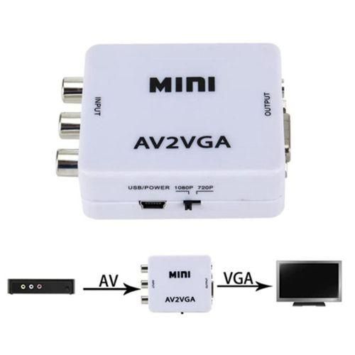 AV RCA TO VGA Mini