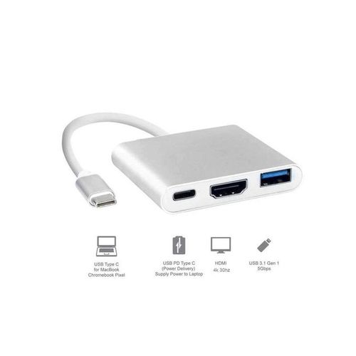 Type c to hdmi adapter 3in1