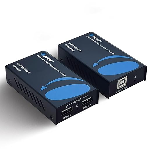 USB 2.0 Over Ethernet Cat5e,6 Extender LAN Upto 330 Feet - E...