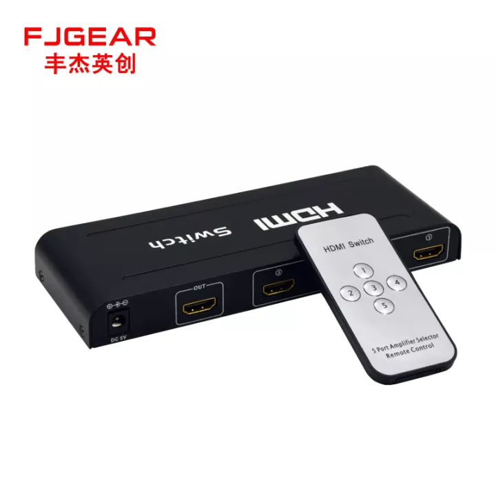 Hdmi Switch 5 in 1 out Metalic