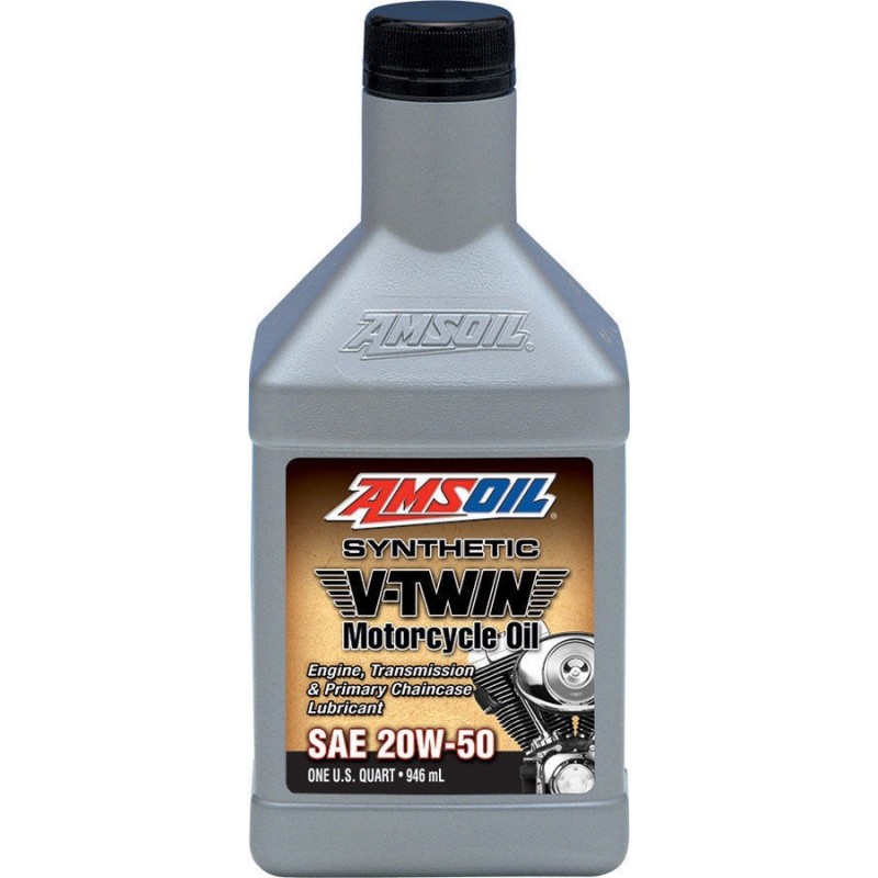 AMSOIL 20W50 SYNTHETIC MCV MOTORCYCLE OIL